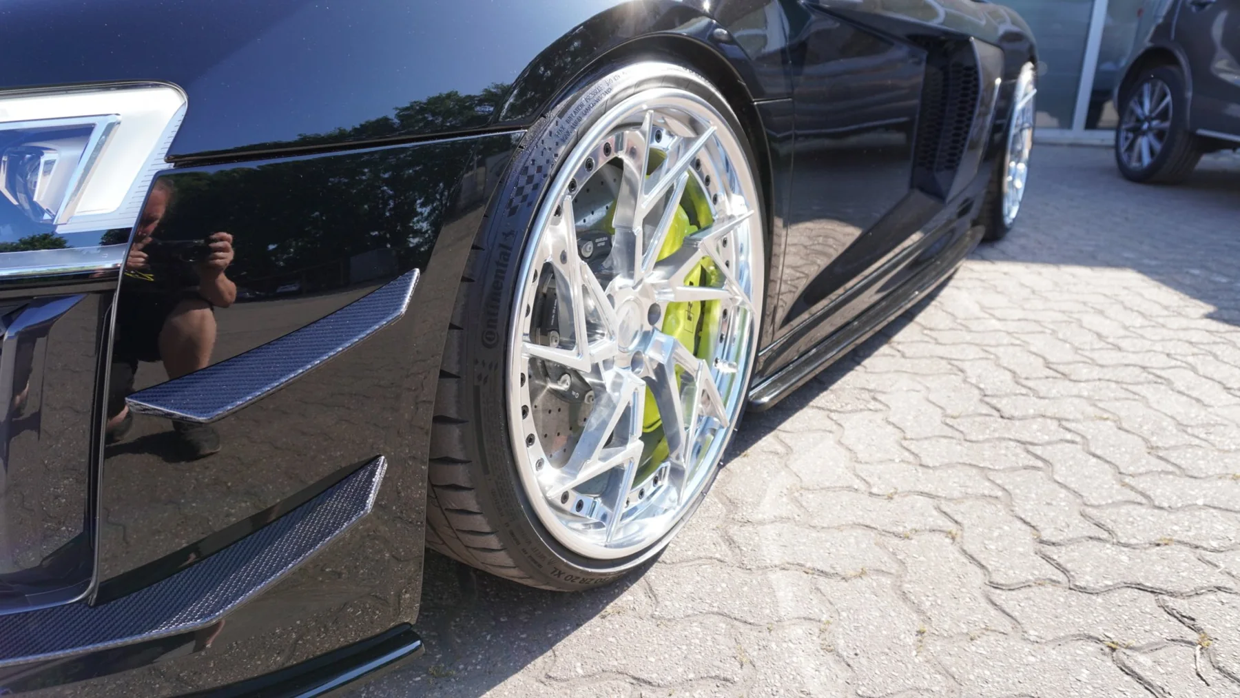 Detail eines Audi R8 bei E u. P